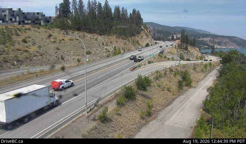 Latest DriveBC image at Lake Country - N