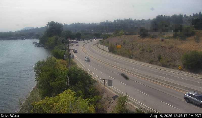Latest DriveBC image at Lake Country - S