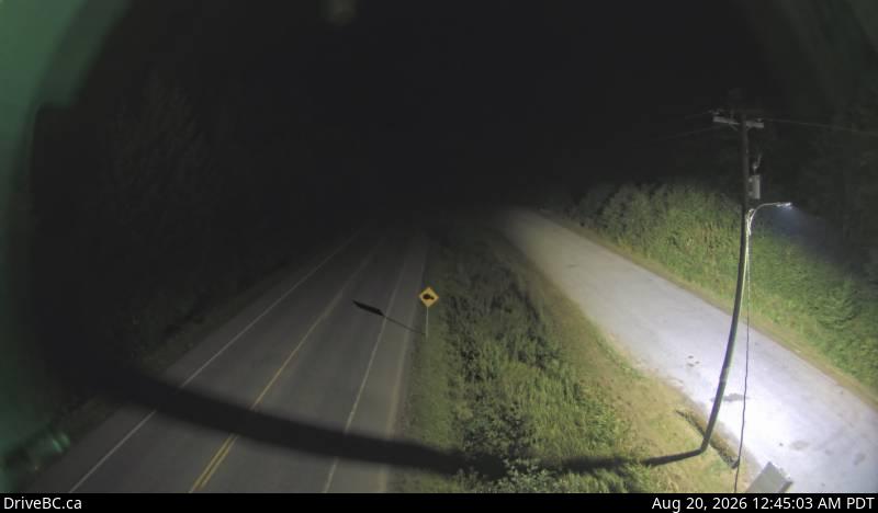 Latest DriveBC image at Rainbow Summit Chain-Up Area