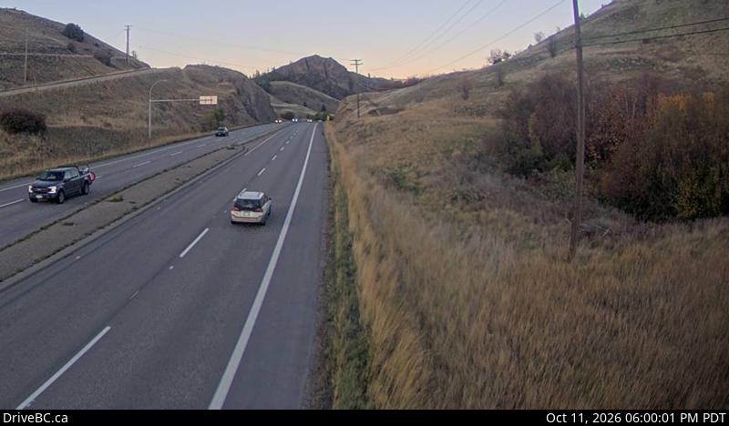 Latest DriveBC image at Kalamalka Lookout
