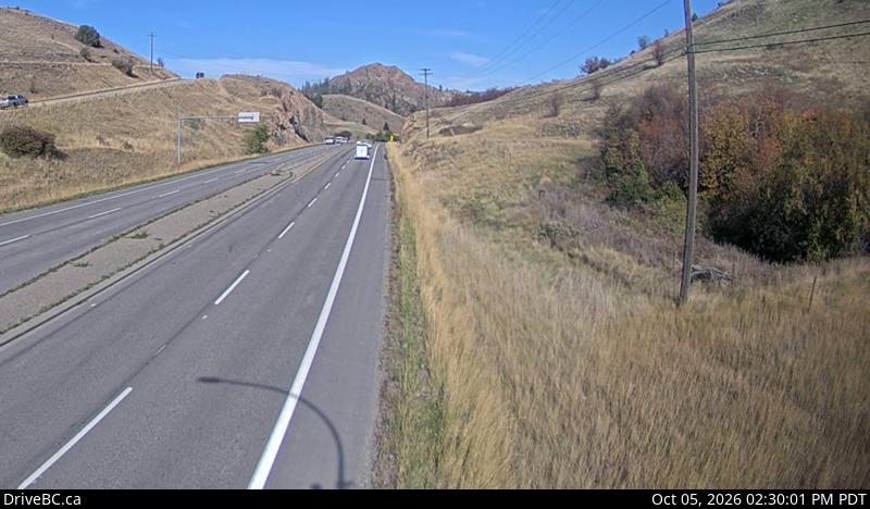 Latest DriveBC image at Kalamalka Lookout