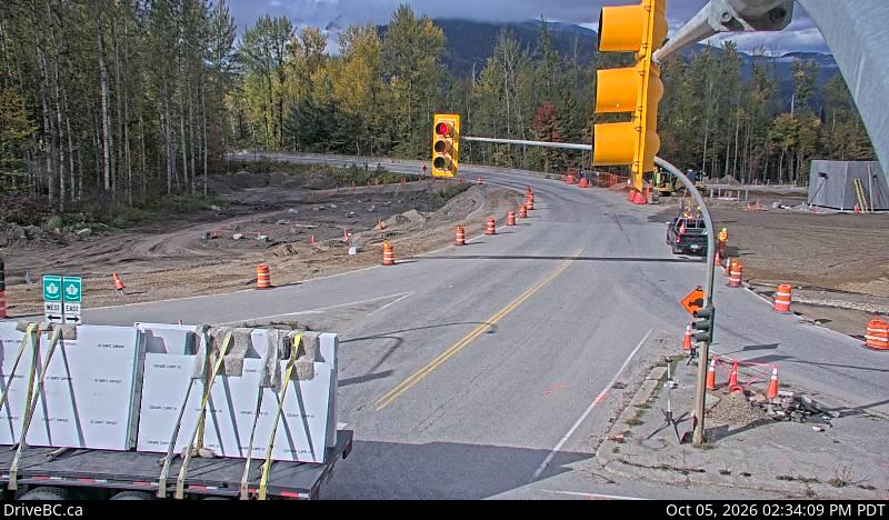 Latest DriveBC image at Hwy 1 at Hwy 23 - N