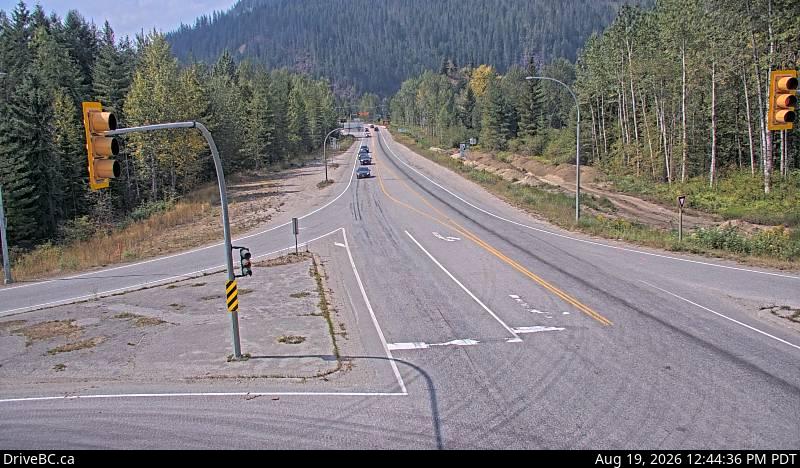 Latest DriveBC image at Hwy 1 at Hwy 23 - W