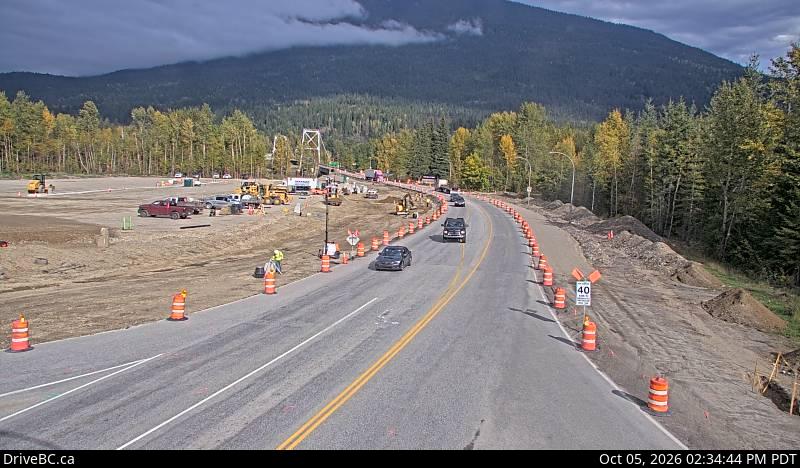 Latest DriveBC image at Hwy 1 at Hwy 23 - E