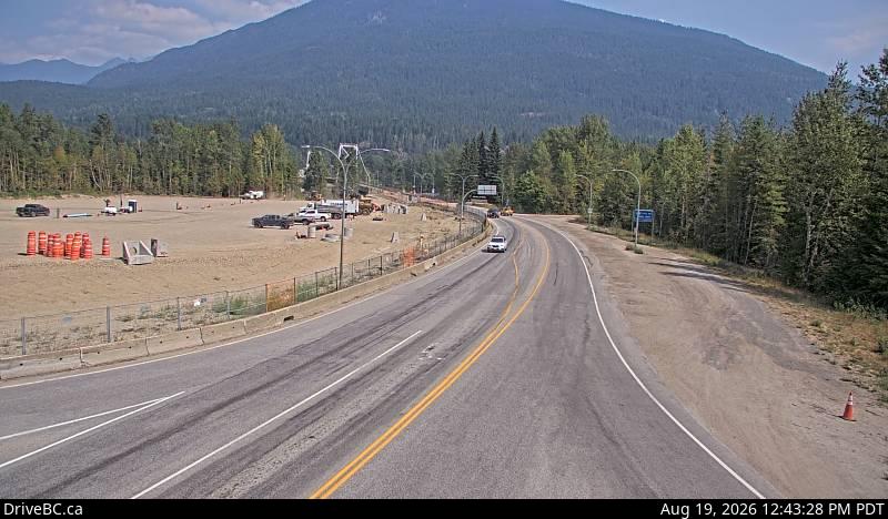 Latest DriveBC image at Hwy 1 at Hwy 23 - E