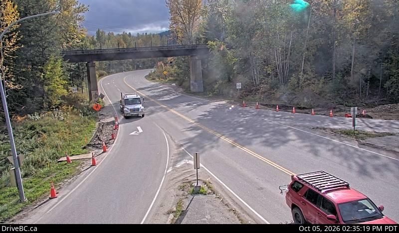 Latest DriveBC image at Hwy 1 at Hwy 23 - S
