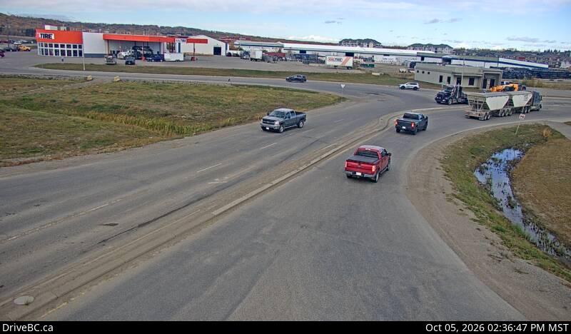 Latest DriveBC image at Fort St. John - N