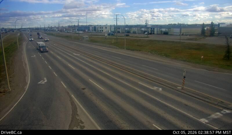 Latest DriveBC image at Fort St. John - SE