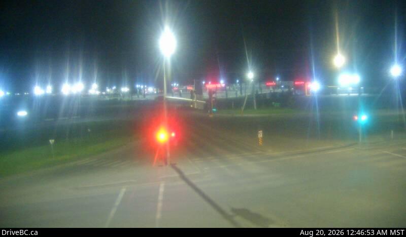 Latest DriveBC image at Fort St. John - S