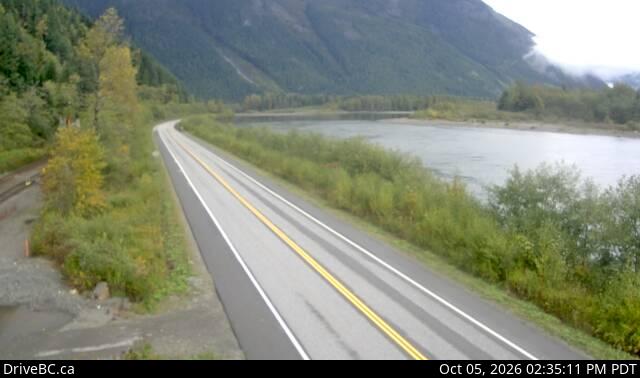 Latest DriveBC image at Kwinitsa