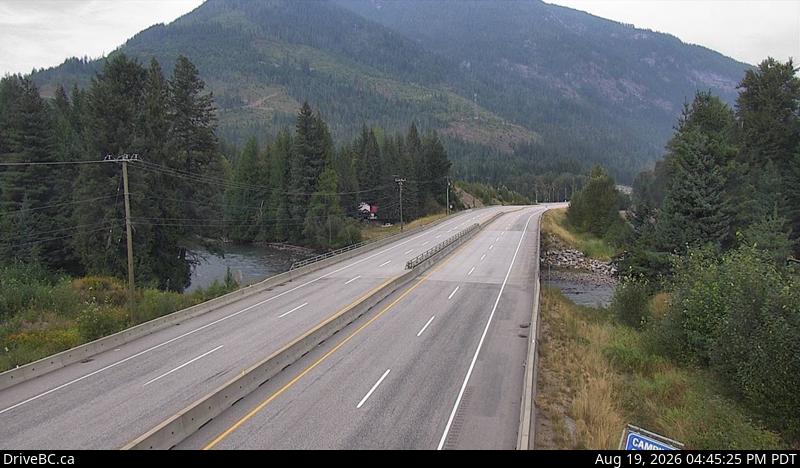 Latest DriveBC image at Perry River - E