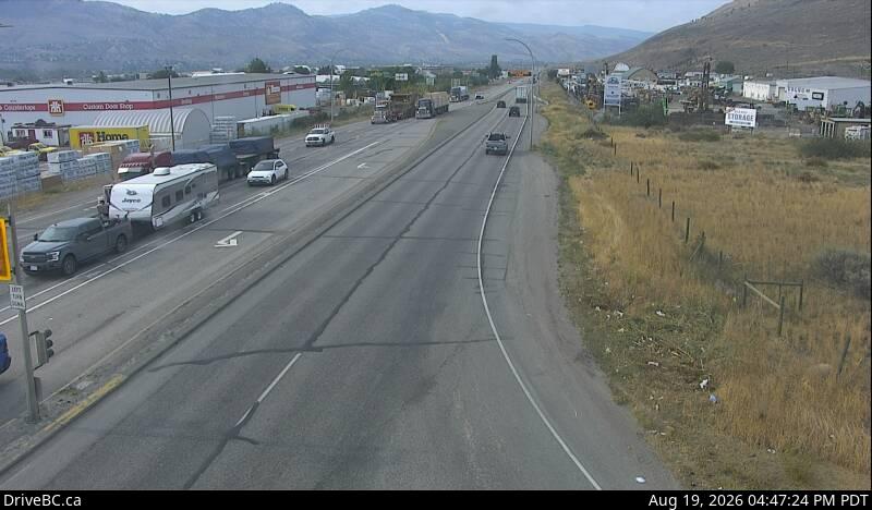 Latest DriveBC image at Halston Avenue / Paul Lake Road - N