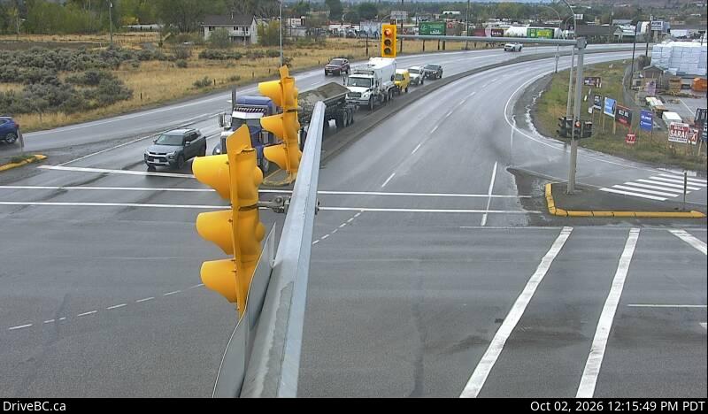 Latest DriveBC image at Halston Avenue / Paul Lake Road - W