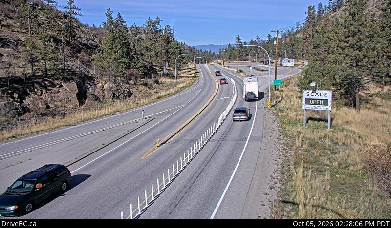 Latest DriveBC image at Kaleden - N