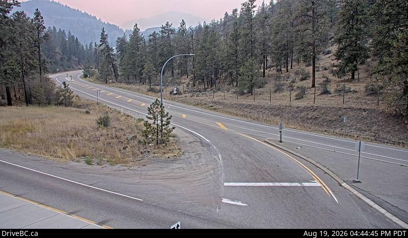 Latest DriveBC image at Kaleden - W