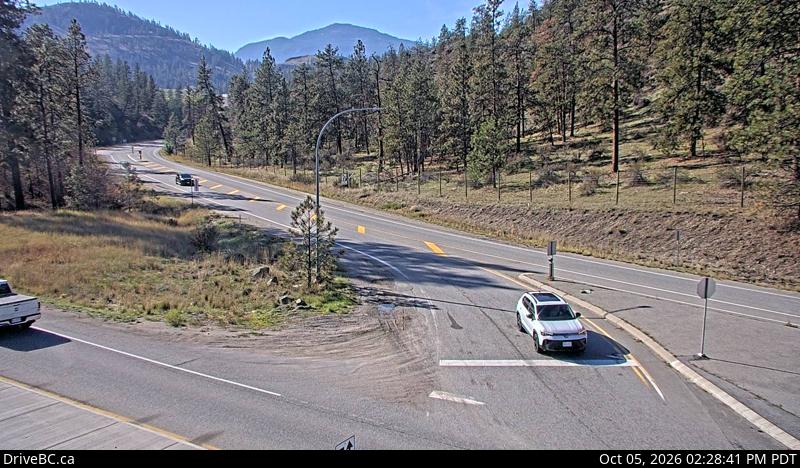 Latest DriveBC image at Kaleden - W