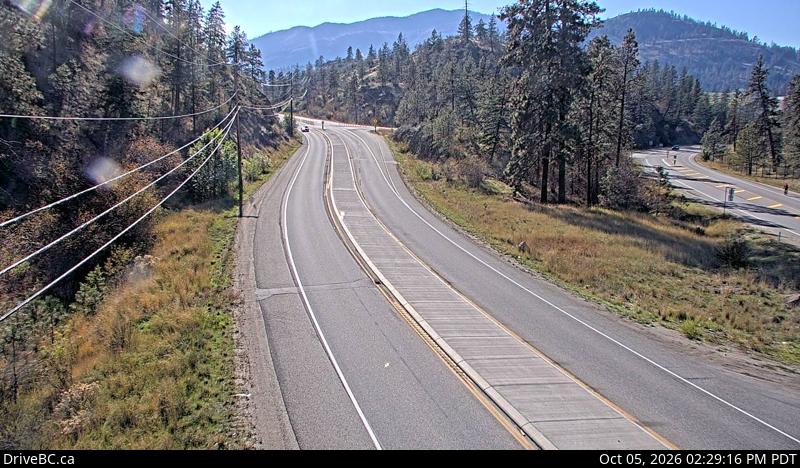 Latest DriveBC image at Kaleden - S