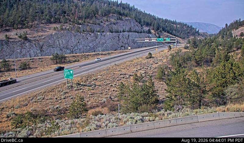 Latest DriveBC image at Highway 97 at Highway 97C - N