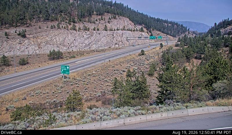 Latest DriveBC image at Highway 97 at Highway 97C - N