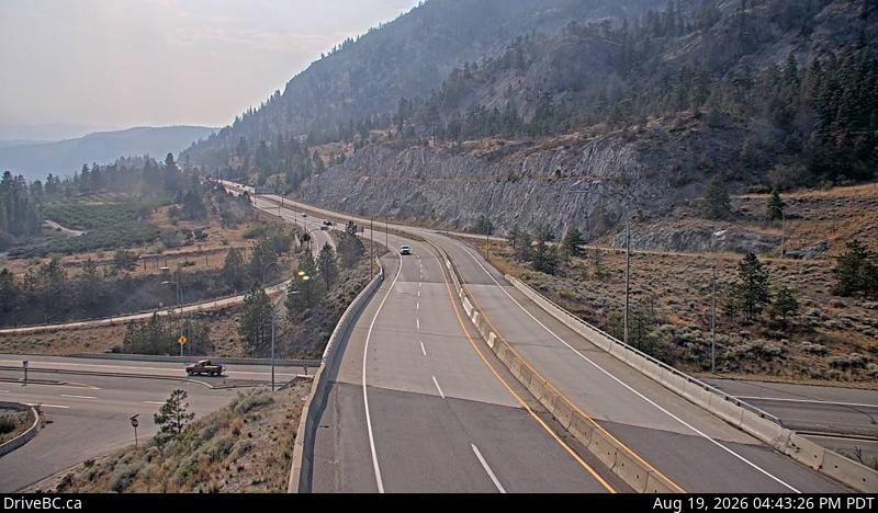 Latest DriveBC image at Highway 97 at Highway 97C - W