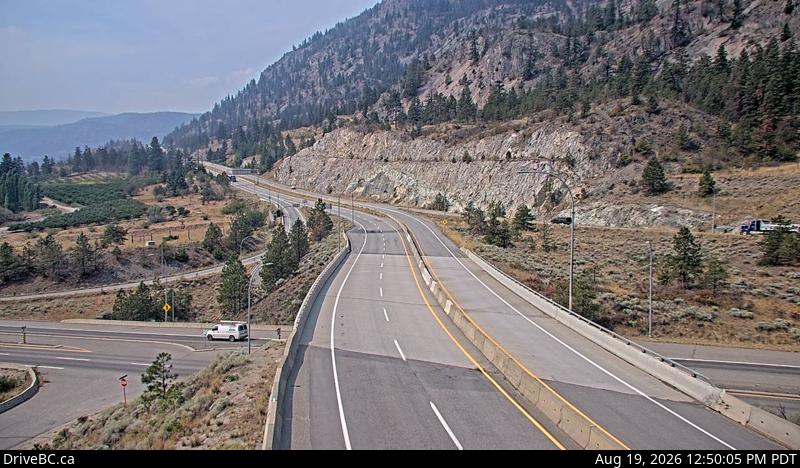 Latest DriveBC image at Highway 97 at Highway 97C - W