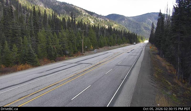 Latest DriveBC image at Allison Pass - E