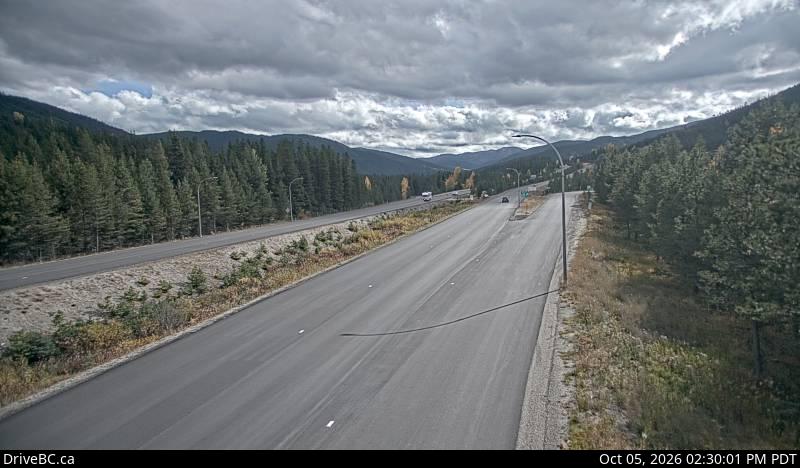 Latest DriveBC image at Mine Creek