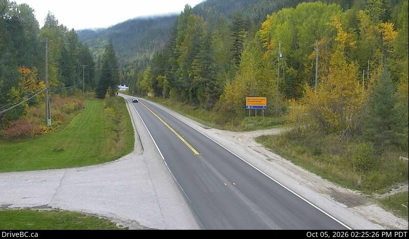 Latest DriveBC image at One-Mile Hill - W