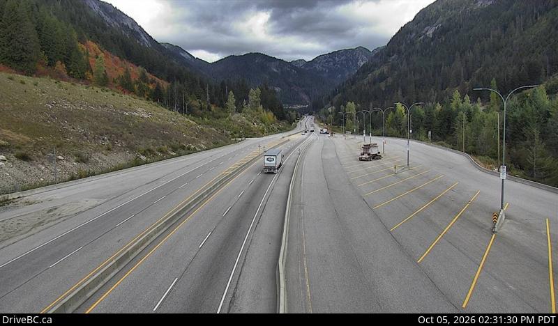 Latest DriveBC image at Box Canyon - N