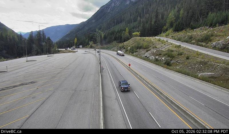 Latest DriveBC image at Box Canyon - S