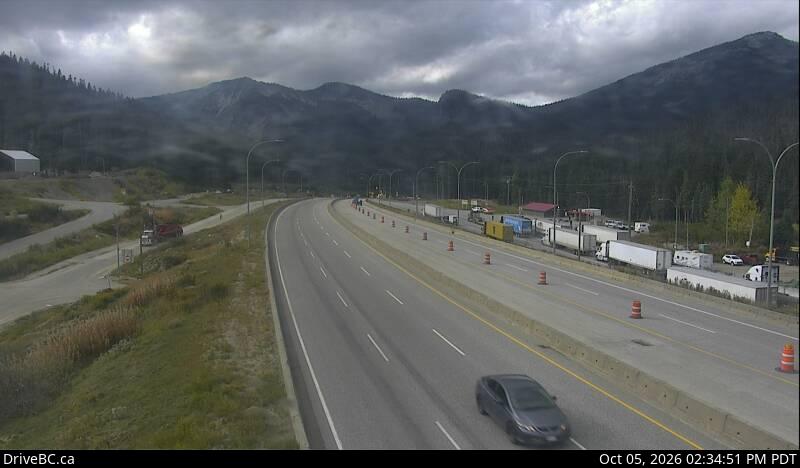 Latest DriveBC image at Zopkios Northbound - S