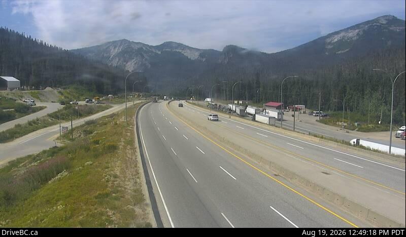 Latest DriveBC image at Zopkios Northbound - S