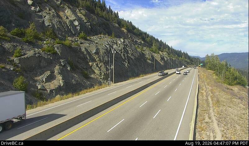 Latest DriveBC image at Coquihalla Summit - N