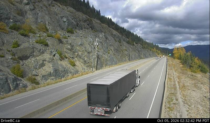 Latest DriveBC image at Coquihalla Summit - N