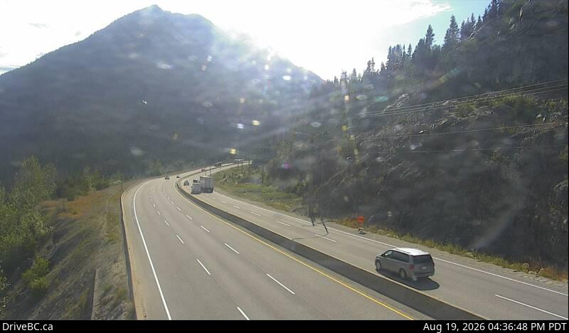 Latest DriveBC image at Coquihalla Summit - S