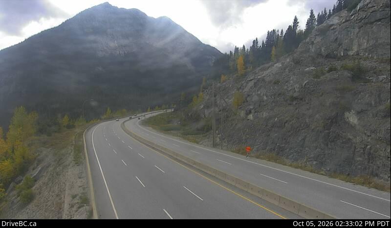 Latest DriveBC image at Coquihalla Summit - S