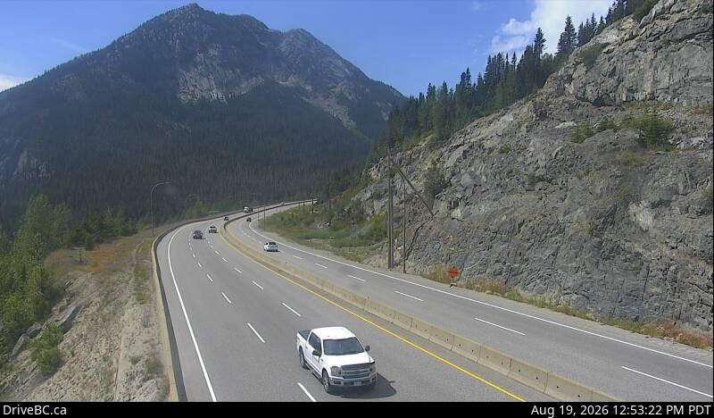 Latest DriveBC image at Coquihalla Summit - S