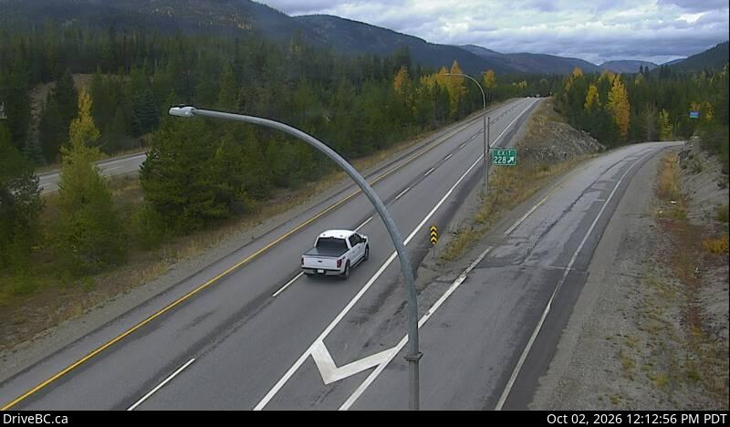 Latest DriveBC image at Britton Creek - N