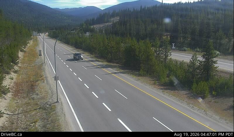 Latest DriveBC image at Britton Creek - S