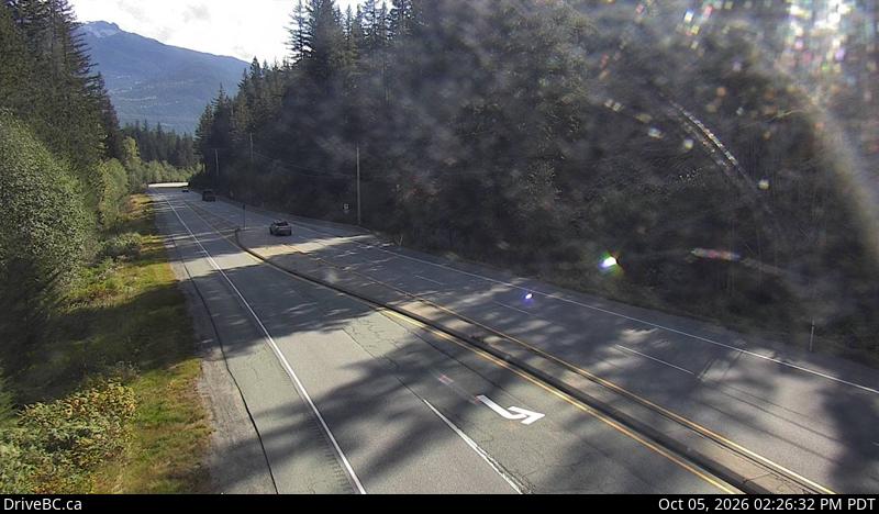Latest DriveBC image at Brew Creek - S