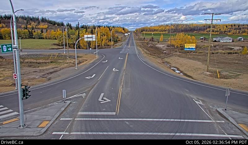 Latest DriveBC image at Hwy 16 at Hwy 27 - N