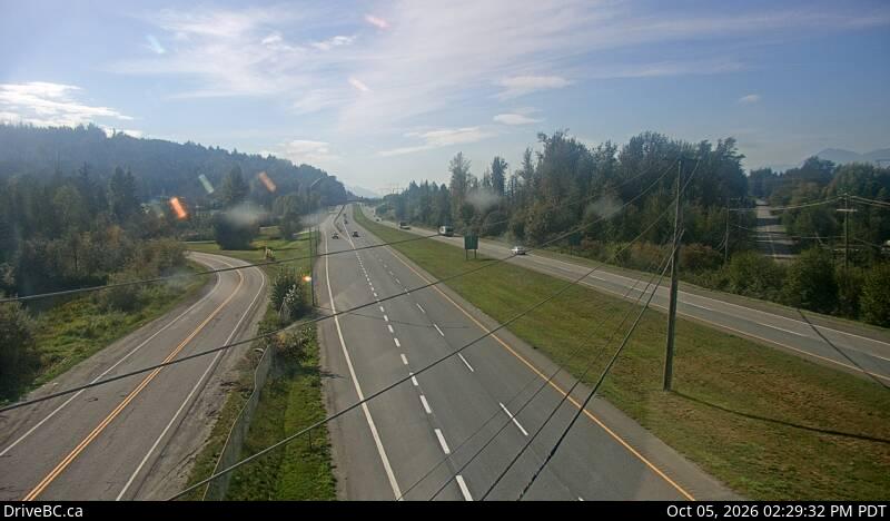 Latest DriveBC image at Bridal Falls - W