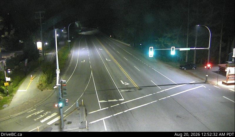 Latest DriveBC image at Lake Placid - S