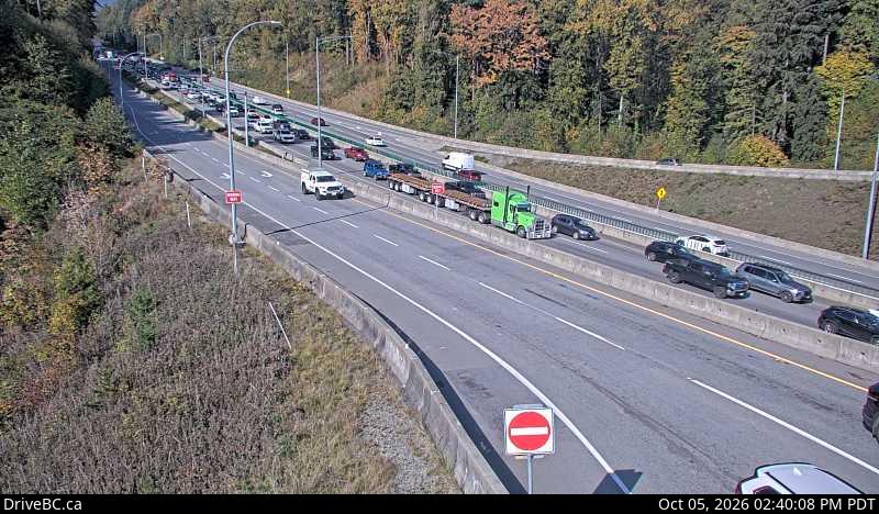 Latest DriveBC image at Mountain Highway - S