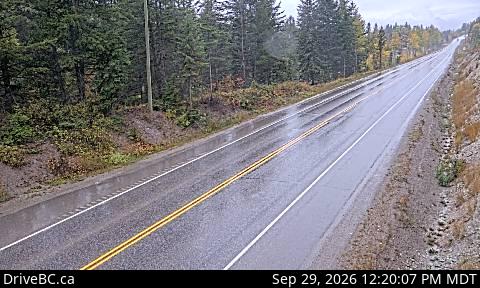 Latest DriveBC image at Blaeberry - NW