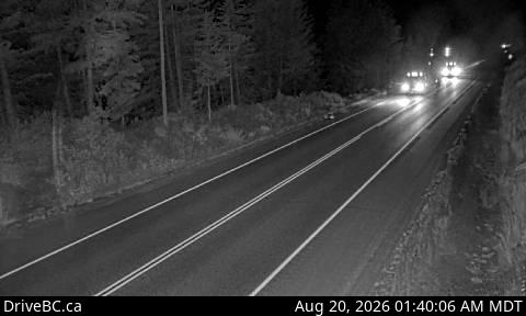 Latest DriveBC image at Blaeberry - NW