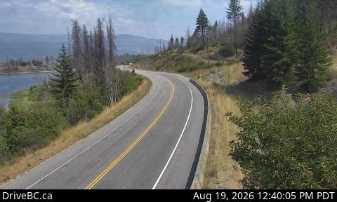 Latest DriveBC image at Squilax - E