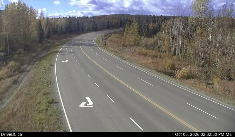 Latest DriveBC image at Chetwynd - W