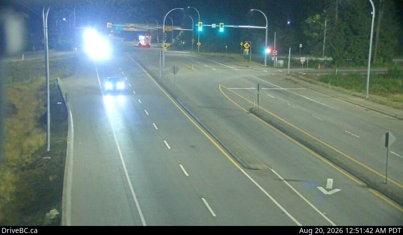 Latest DriveBC image at Hwy 1 at 176 Street - N
