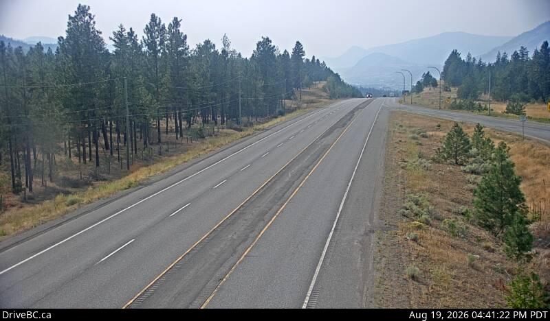 Latest DriveBC image at Monte Creek Brake Check - N
